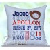 Sports - Birth Announcement Pillow